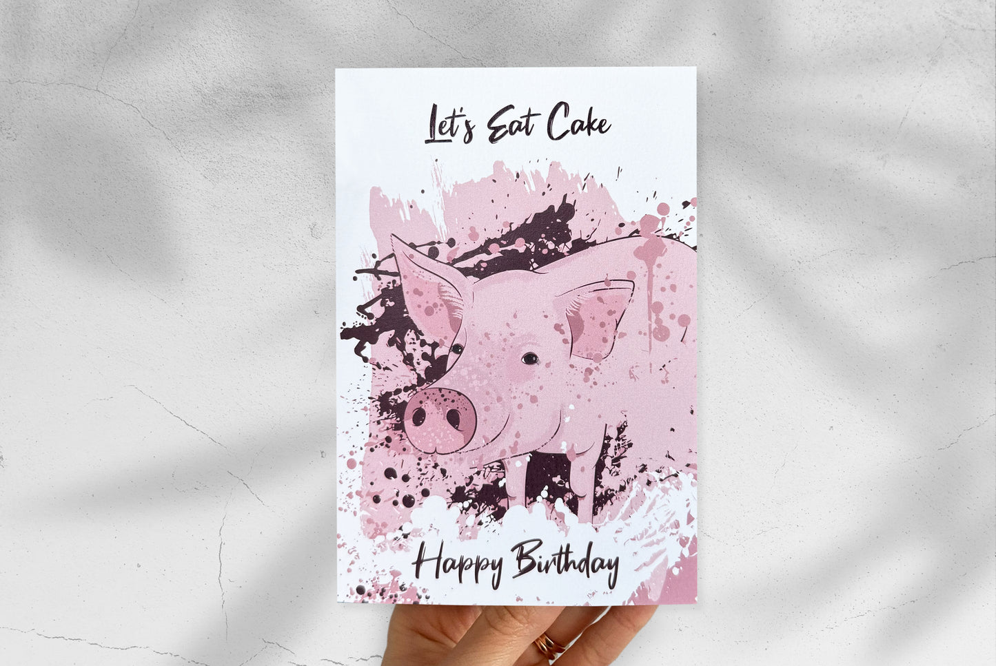 Card - Let's Eat Cake - Happy Birthday