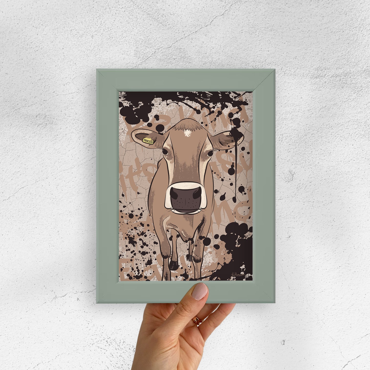 The Herd - Princess mini framed print