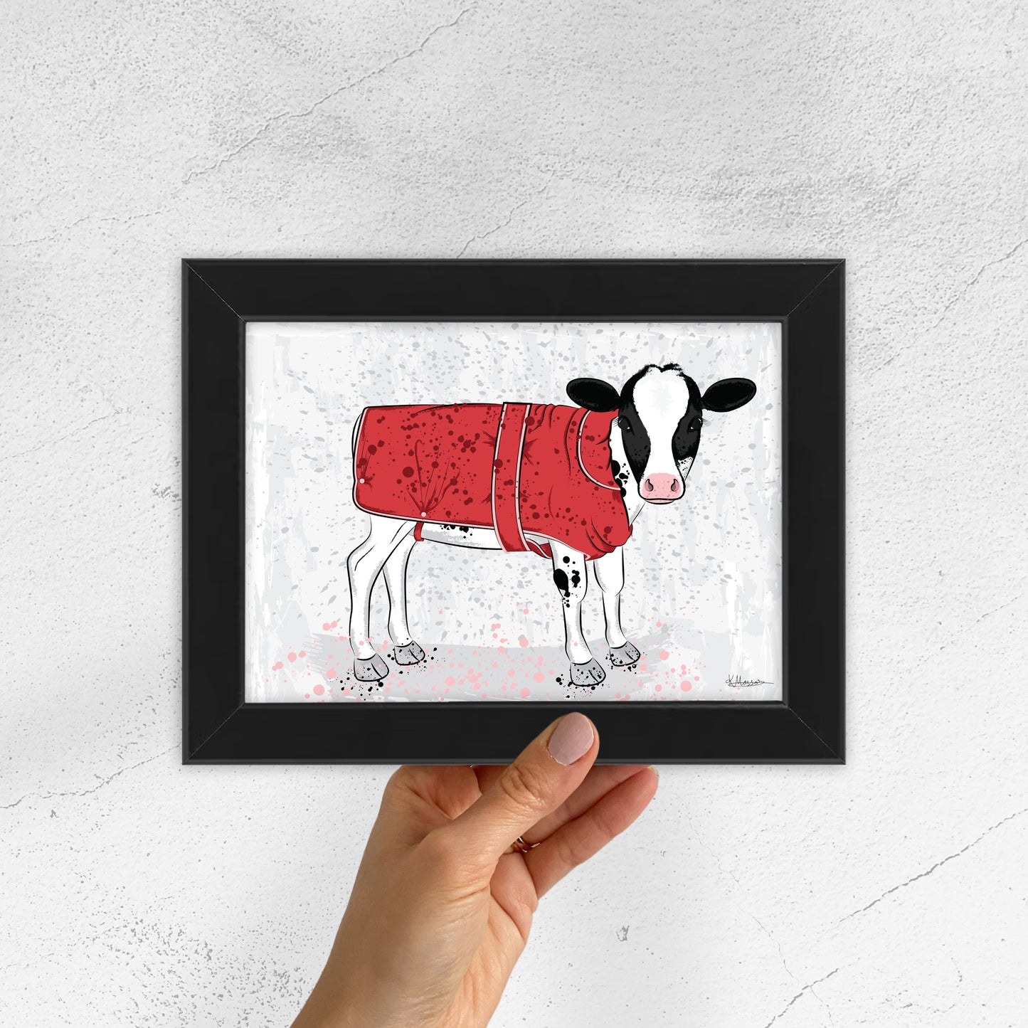 The Herd - Baby Sylvia mini framed print