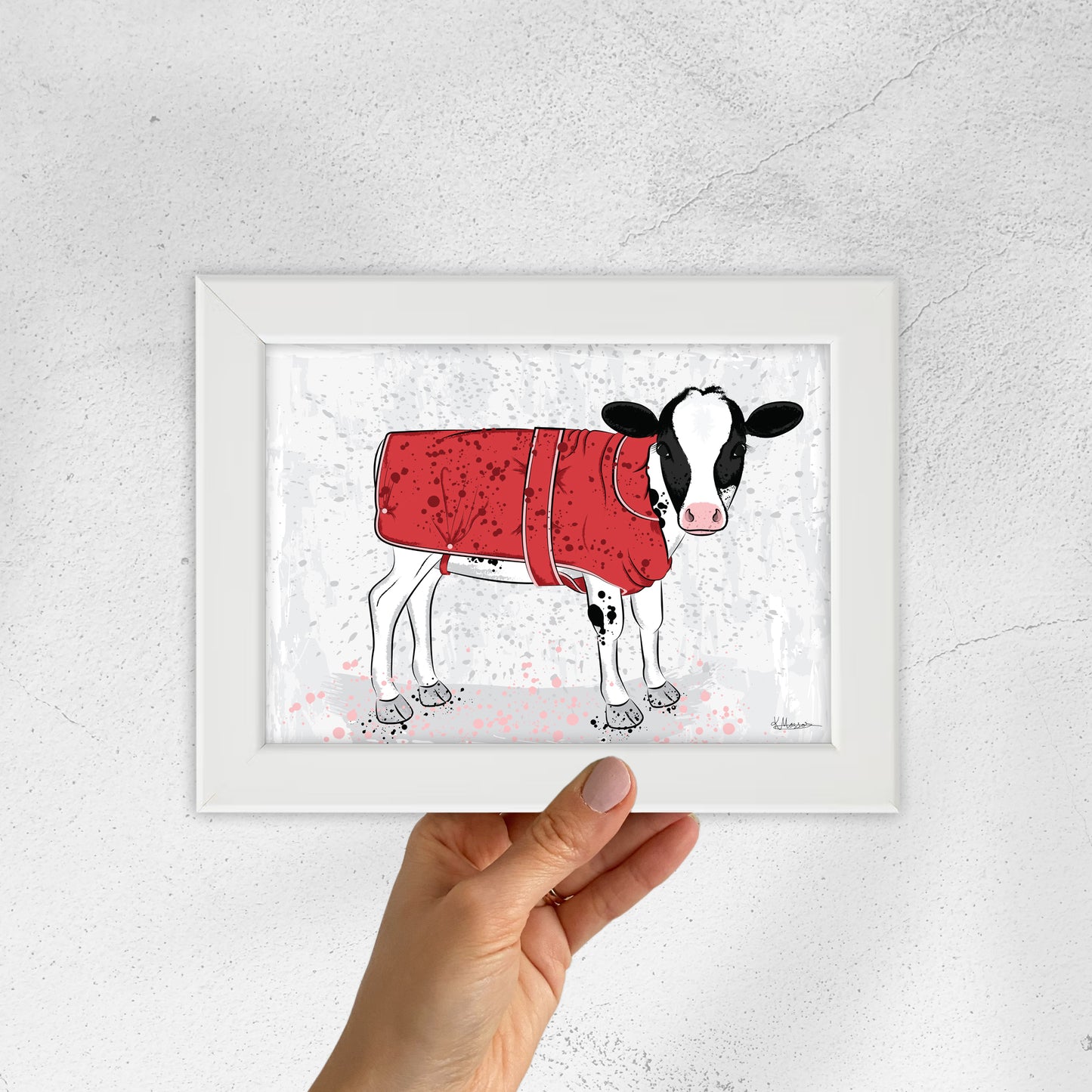 The Herd - Baby Sylvia mini framed print