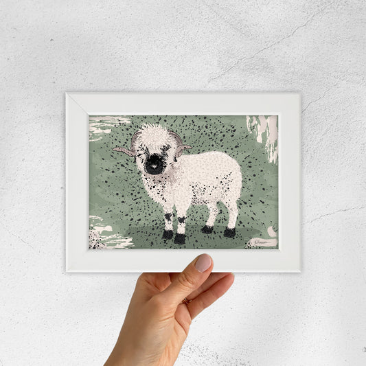 Sheep Sanctuary - Casanova mini framed print