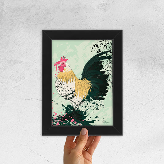 *Footprints - Oscar mini framed print