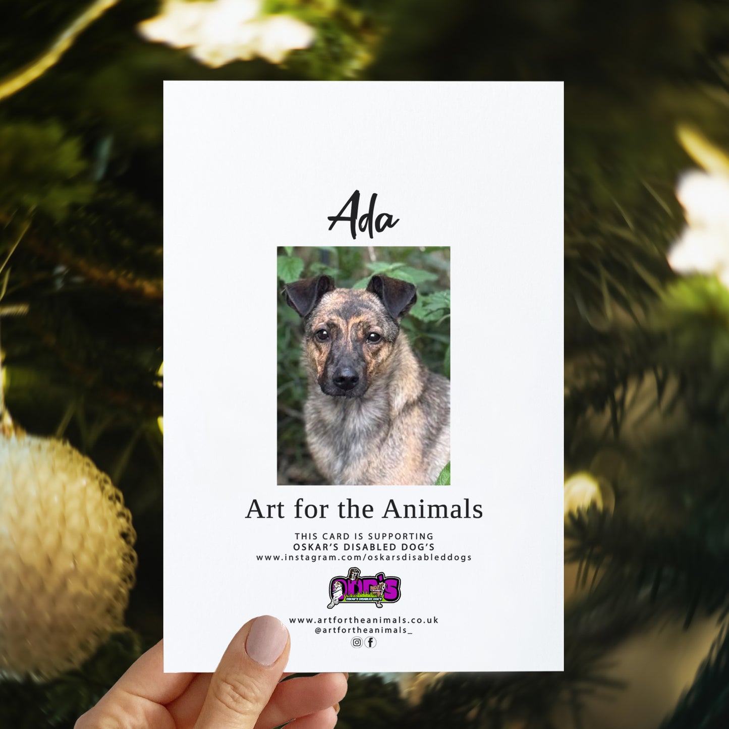 Christmas card - Happy Howlidays