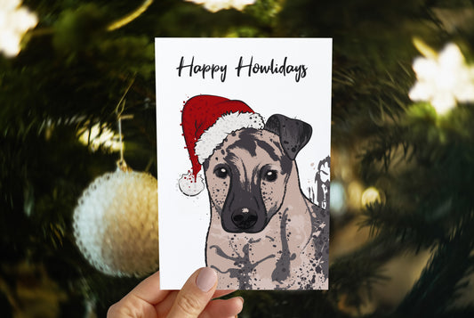 Christmas card - Happy Howlidays