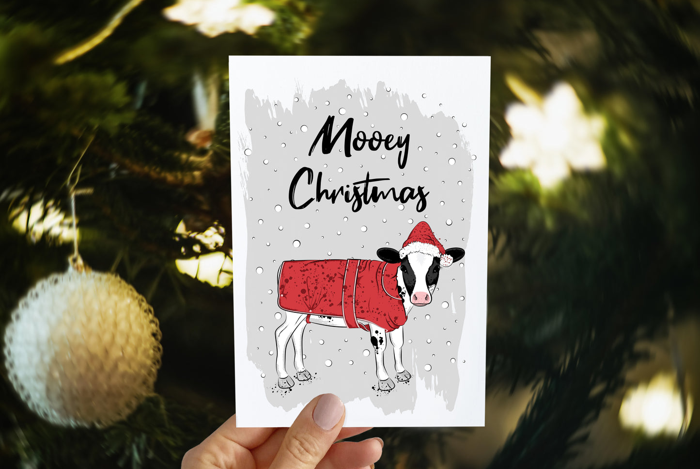Christmas card -Mooey Christmas