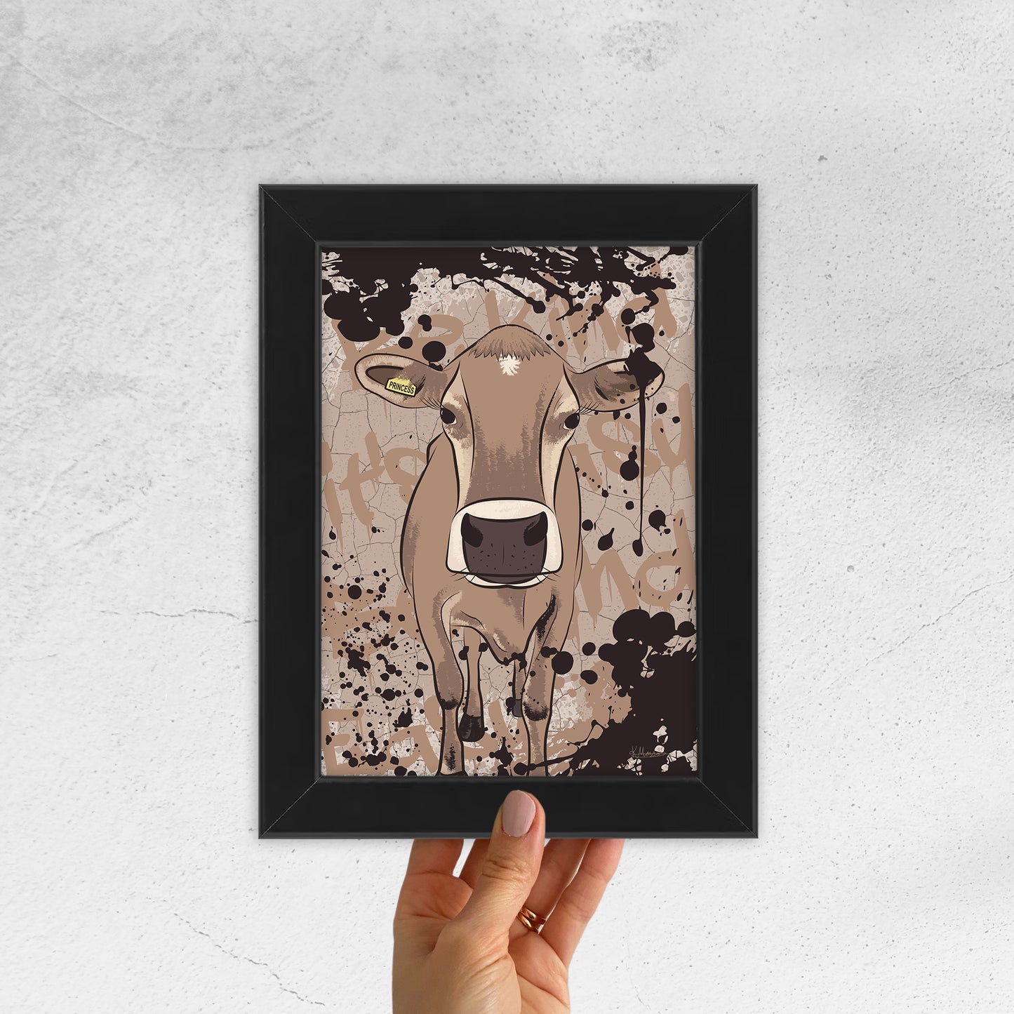 The Herd - Princess mini framed print