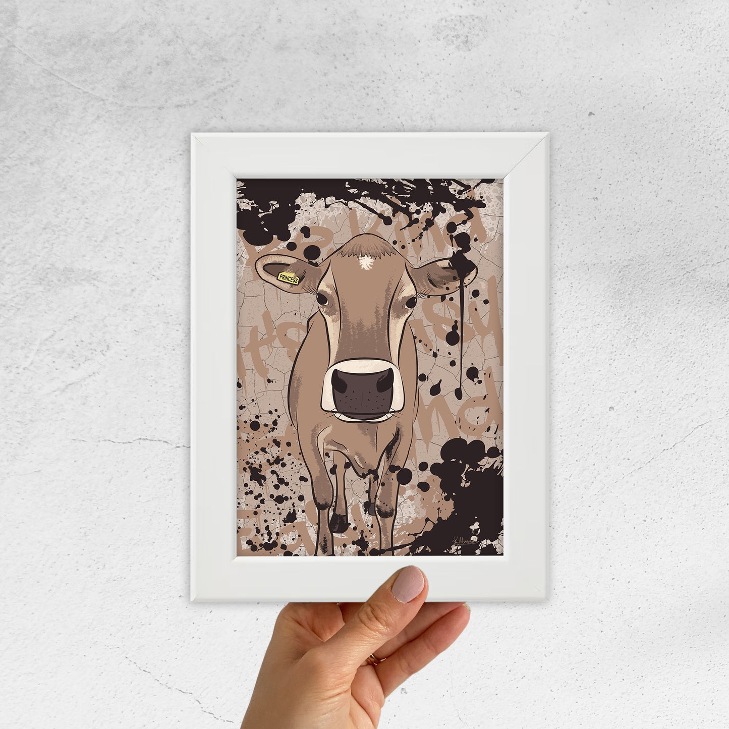 The Herd - Princess mini framed print