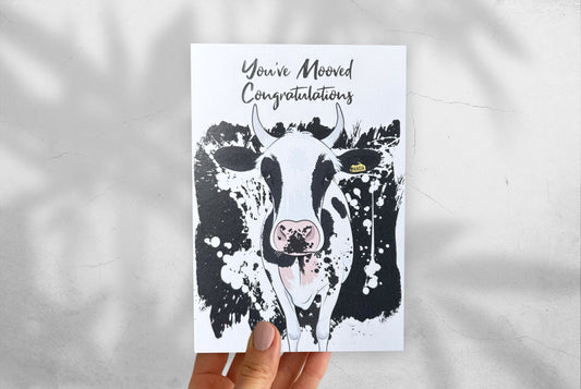 Card - You've Mooved Congratulations